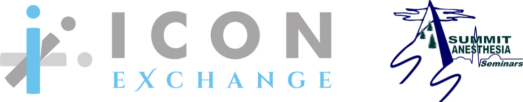 icon exchange and summit anesthesia logos